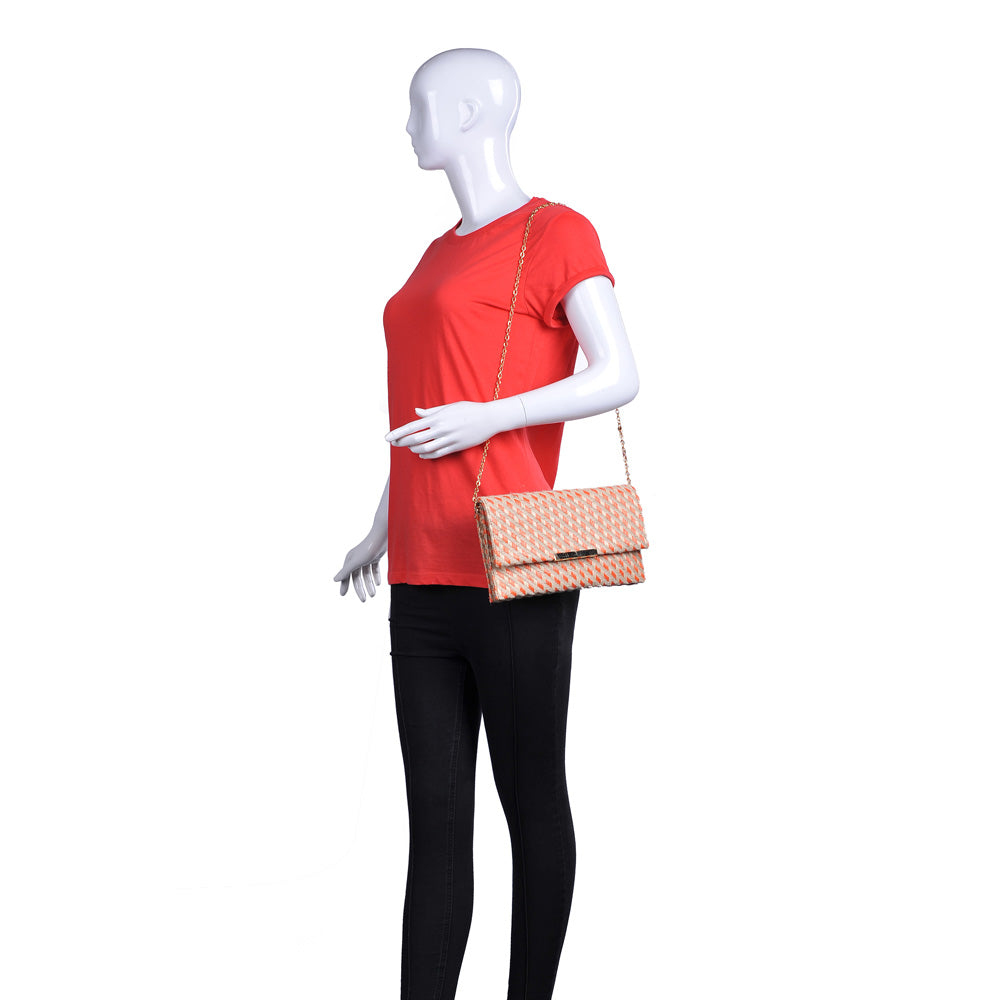Product Image of Urban Expressions Isla Clutch NA-840611159892 View 5 | Orange