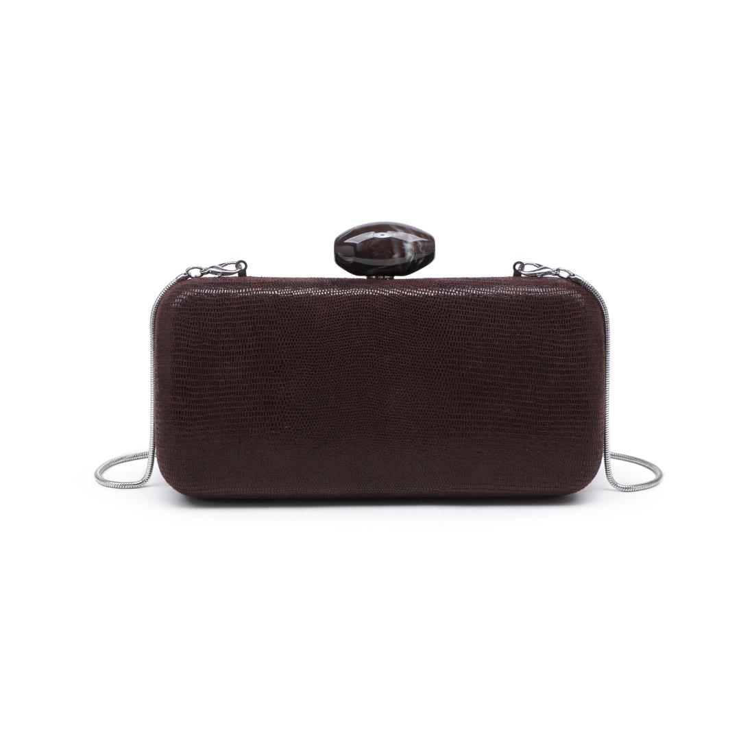 Urban Expressions Dustin Evening Bag 840504213069 View 3 | Chocolate