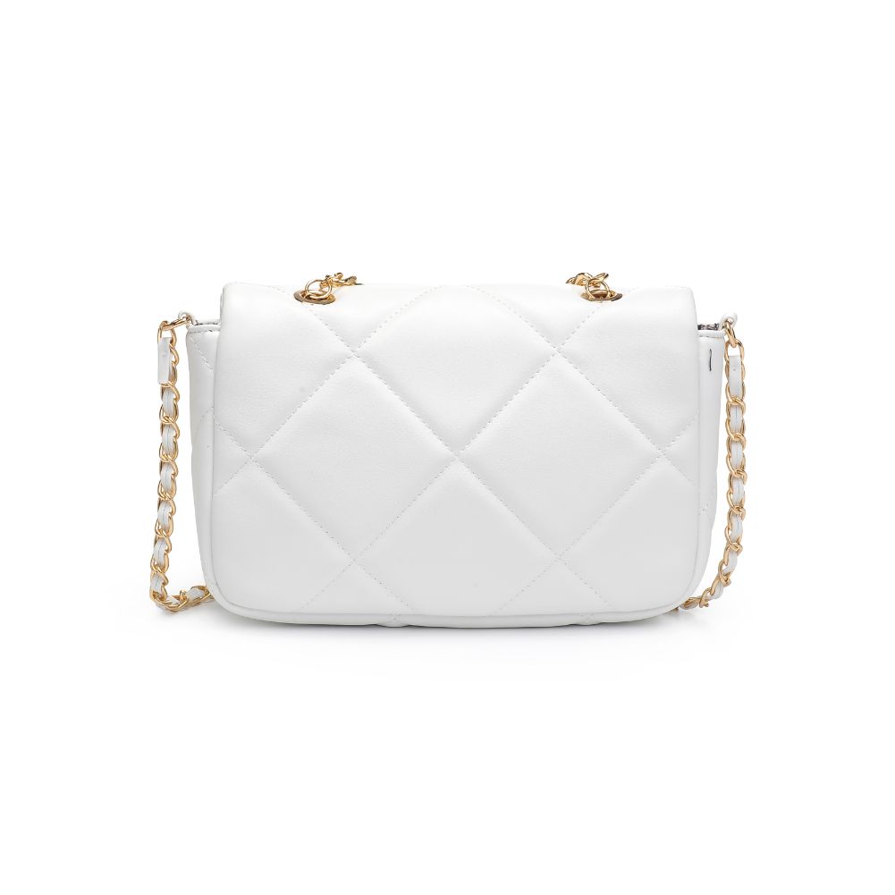 Product Image of Urban Expressions Emily Crossbody 840611178954 View 7 | White