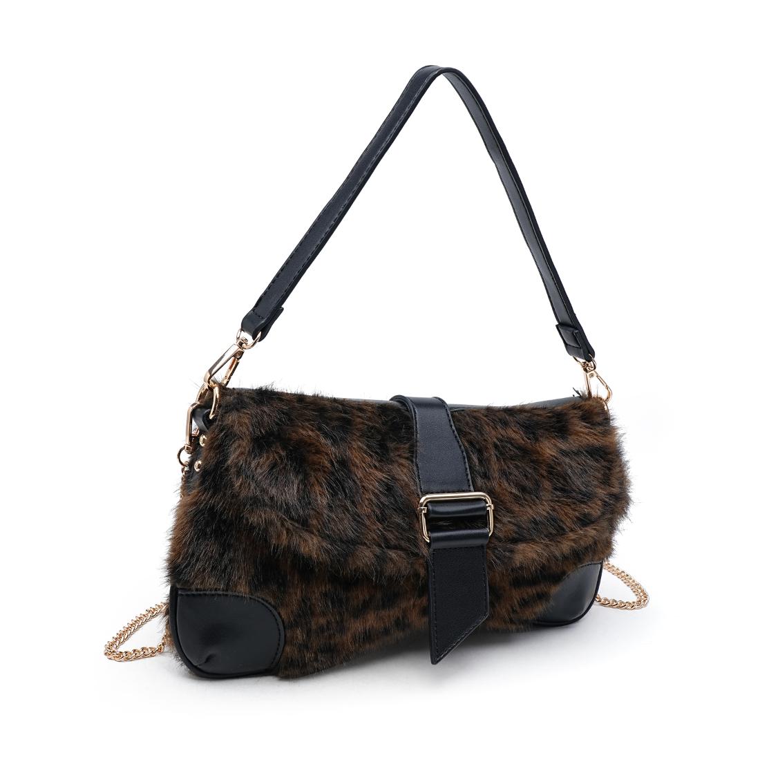 Urban Expressions Hollee - Fur Shoulder Bag 840504210648 View 2 | Leopard