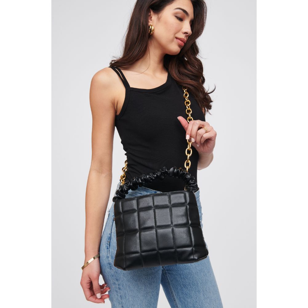 Woman wearing Black Urban Expressions Bexley Crossbody 818209015899 View 1 | Black