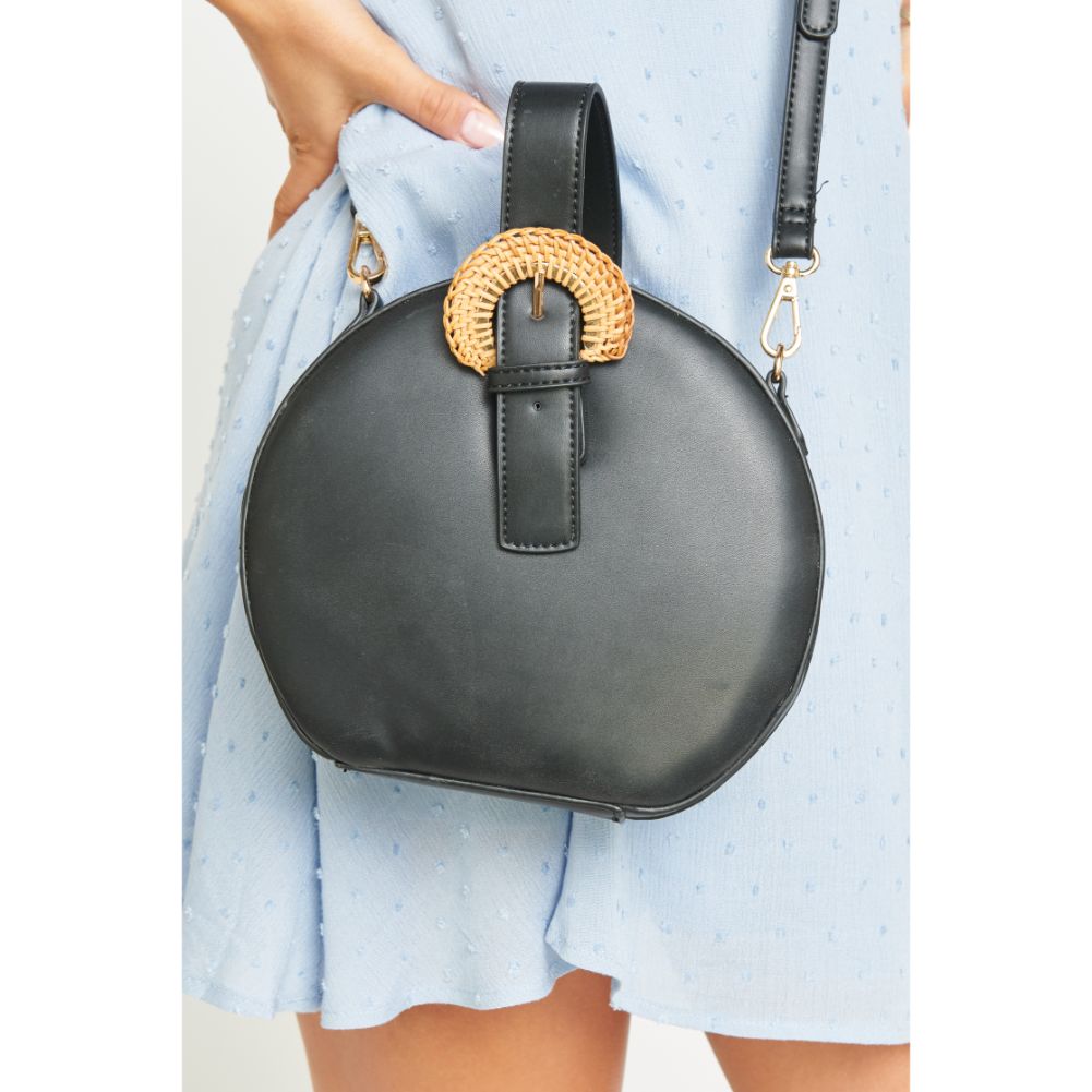 Woman wearing Black Urban Expressions Millie Crossbody 840611169051 View 4 | Black