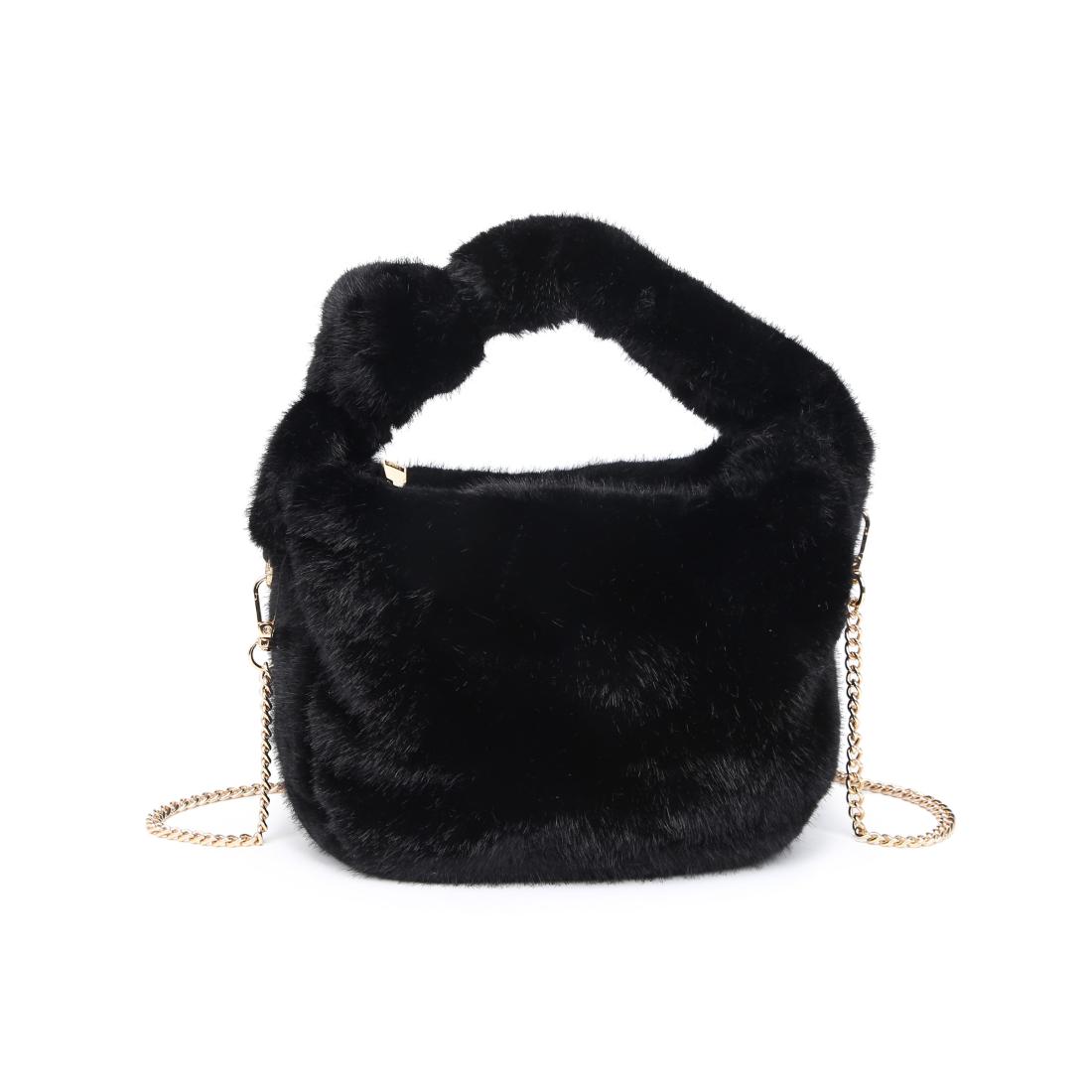 Product Image of Urban Expressions Monica - Faux Fur Crossbody 840611199522 View 5 | Black