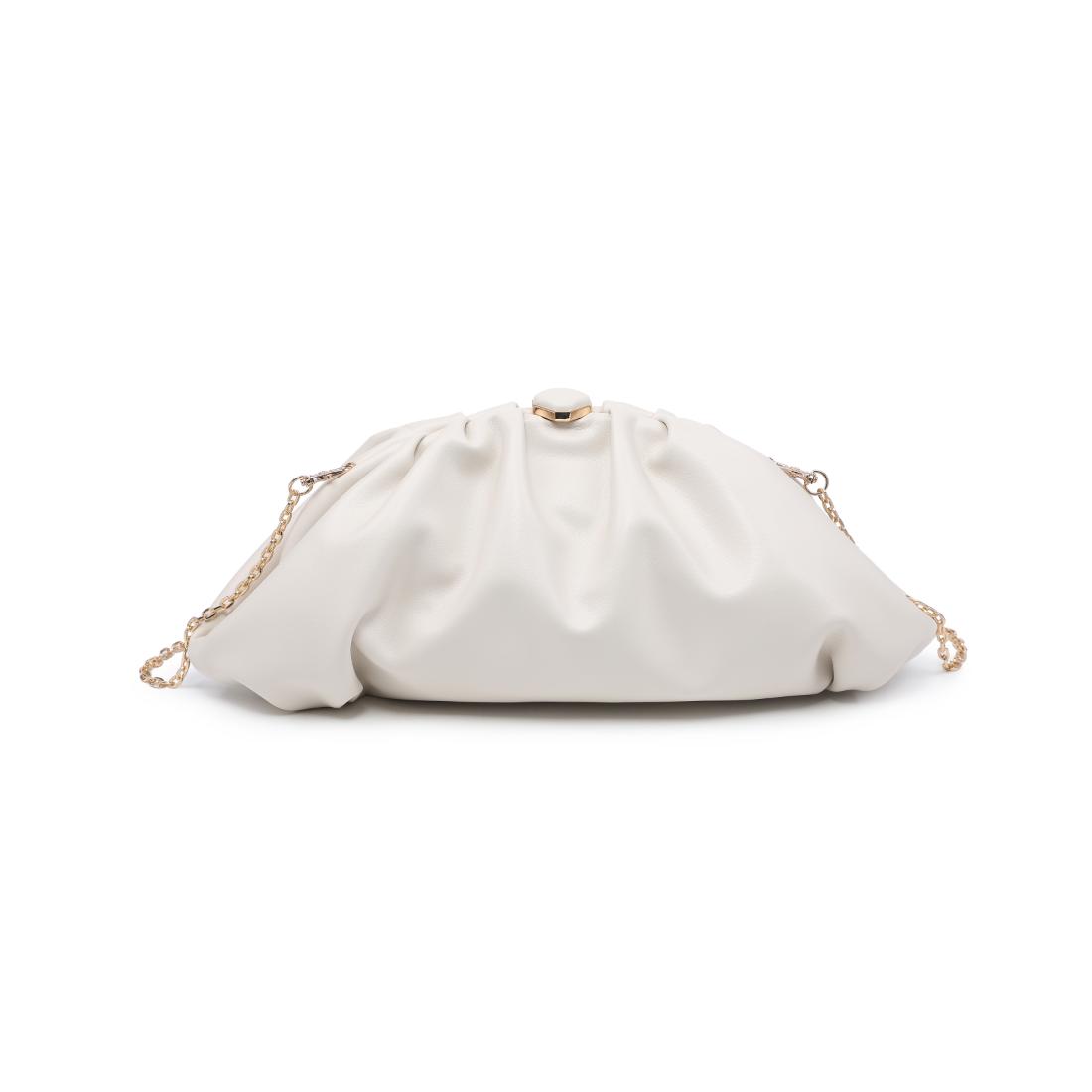 Woman wearing Ivory Urban Expressions Jennifer Clutch 840504208225 View 5 | Ivory