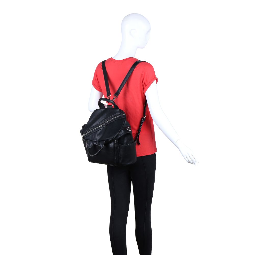 Product Image of Urban Expressions Jackson Backpack NA-840611163479 View 4 | Black