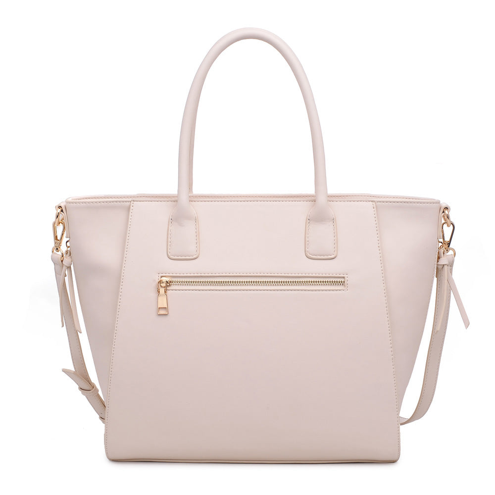 Product Image of Urban Expressions Primrose Tote NA-840611158802 View 3 | Cream