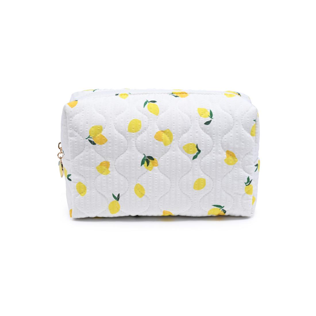 Urban Essentials Limonata Cosmetic & Travel Organizer Pouch 840504209215 View 5 | Ivory Lemon