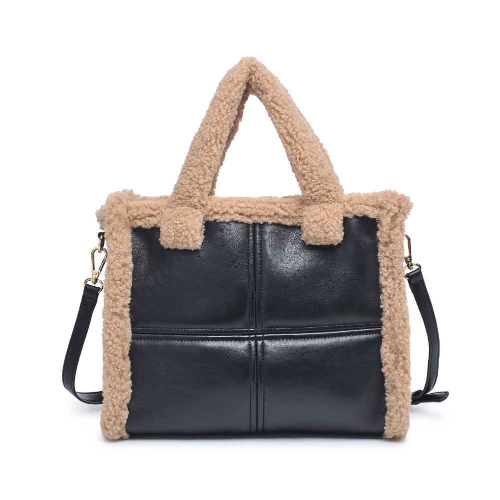Product Image of Urban Expressions Cheviot Tote 840611101457 View 7 | Black