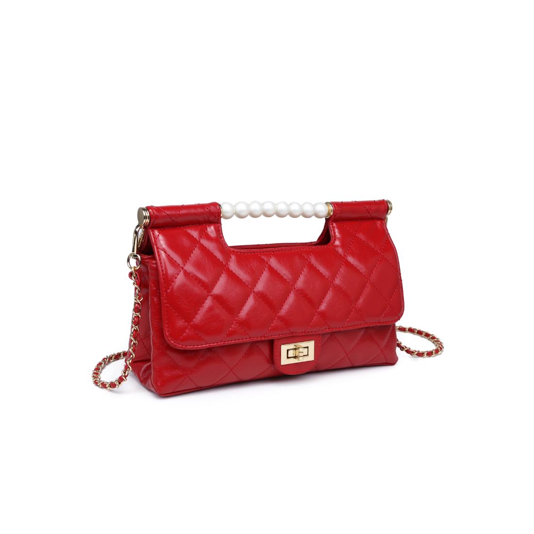 Woman wearing Red Urban Expressions Winslet Crossbody 840504205941 View 6 | Red