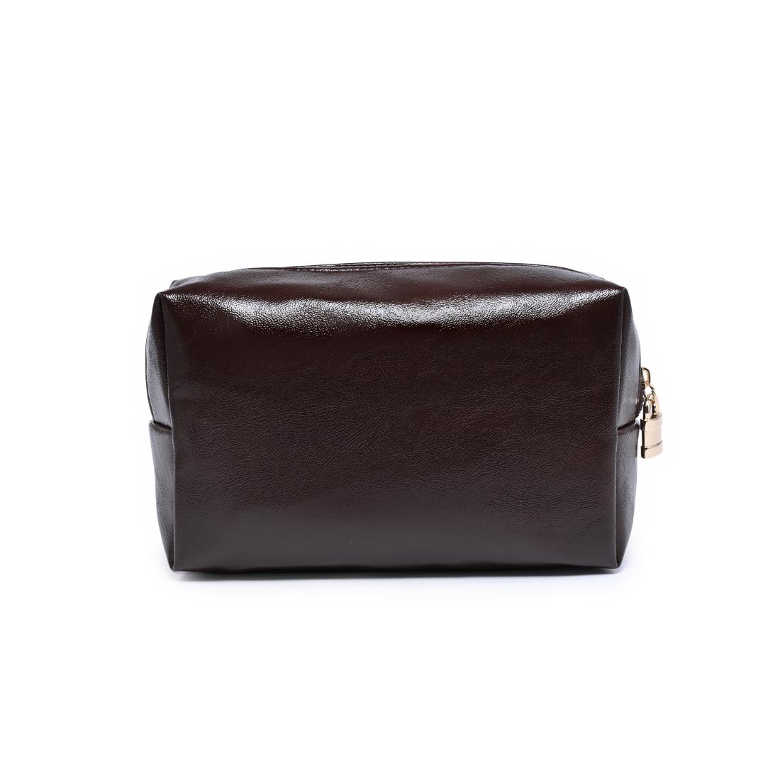 Urban Essentials The Vault Cosmetic & Travel Organizer Pouch 840504210082 View 7 | Chocolate
