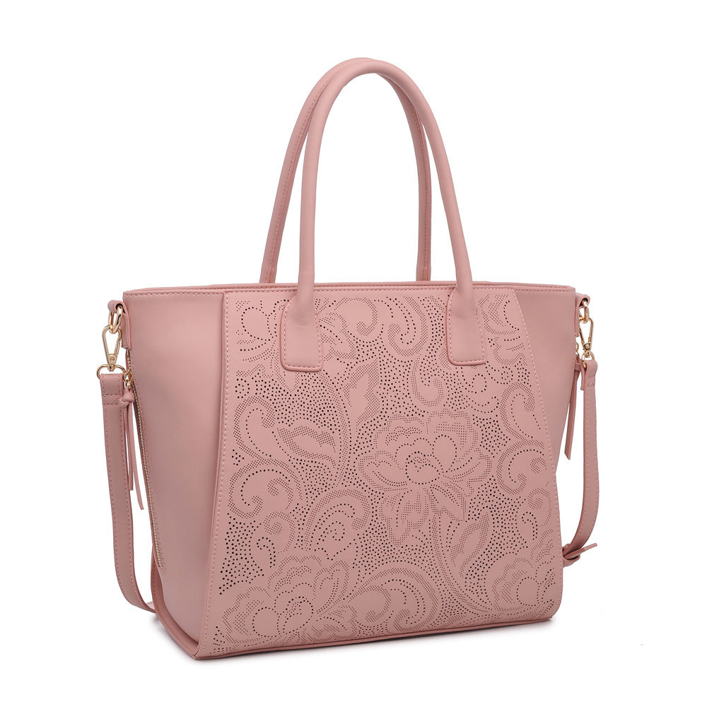 Product Image of Urban Expressions Primrose Tote NA-840611158796 View 2 | Blush