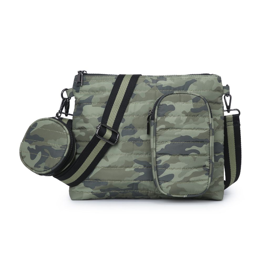 Product Image of Urban Expressions Arlo Crossbody 840611180681 View 1 | Green Camo