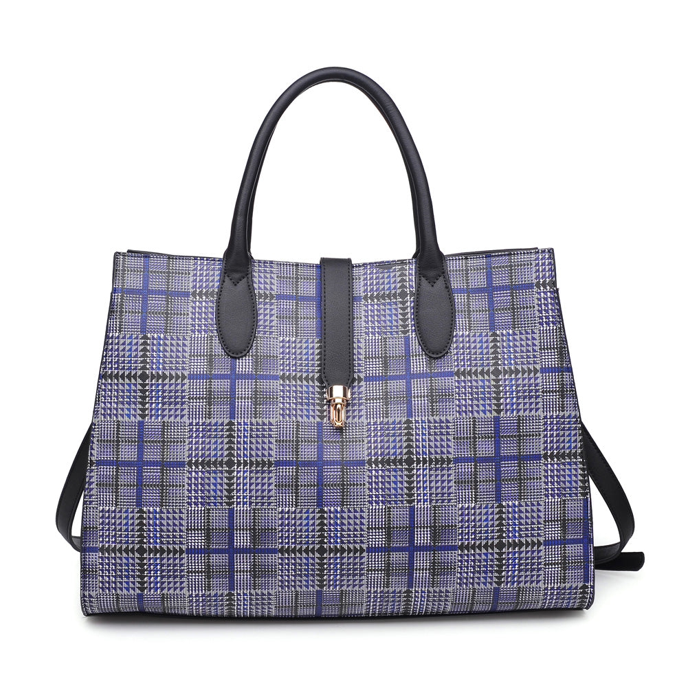 Woman wearing Navy Urban Expressions Bryony Tote NA-840611153173 View 5 | Navy