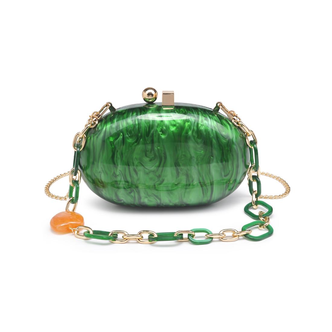 Product Image of Urban Expressions Tamberla Evening Bag 840611152718 View 7 | Emerald