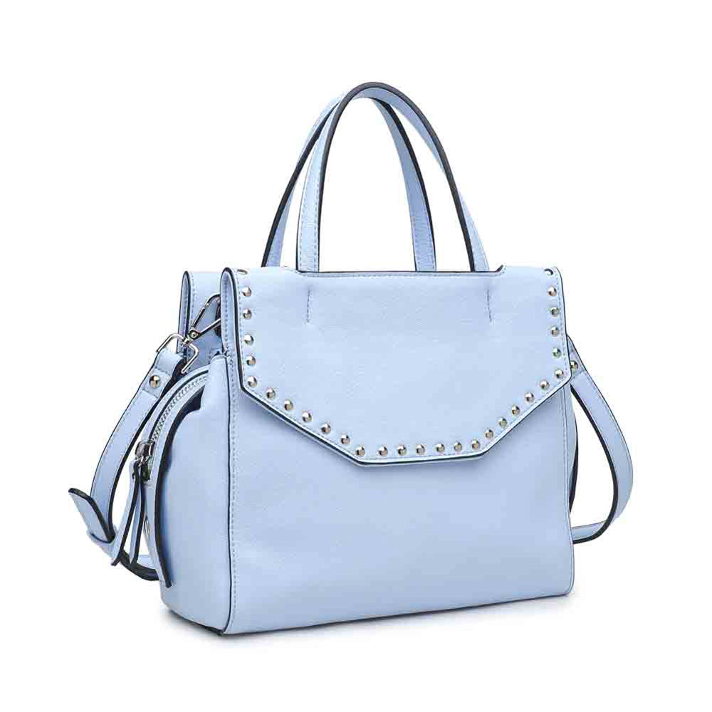 Product Image of Urban Expressions Edison Satchel NA-840611147493 View 2 | Sky Blue