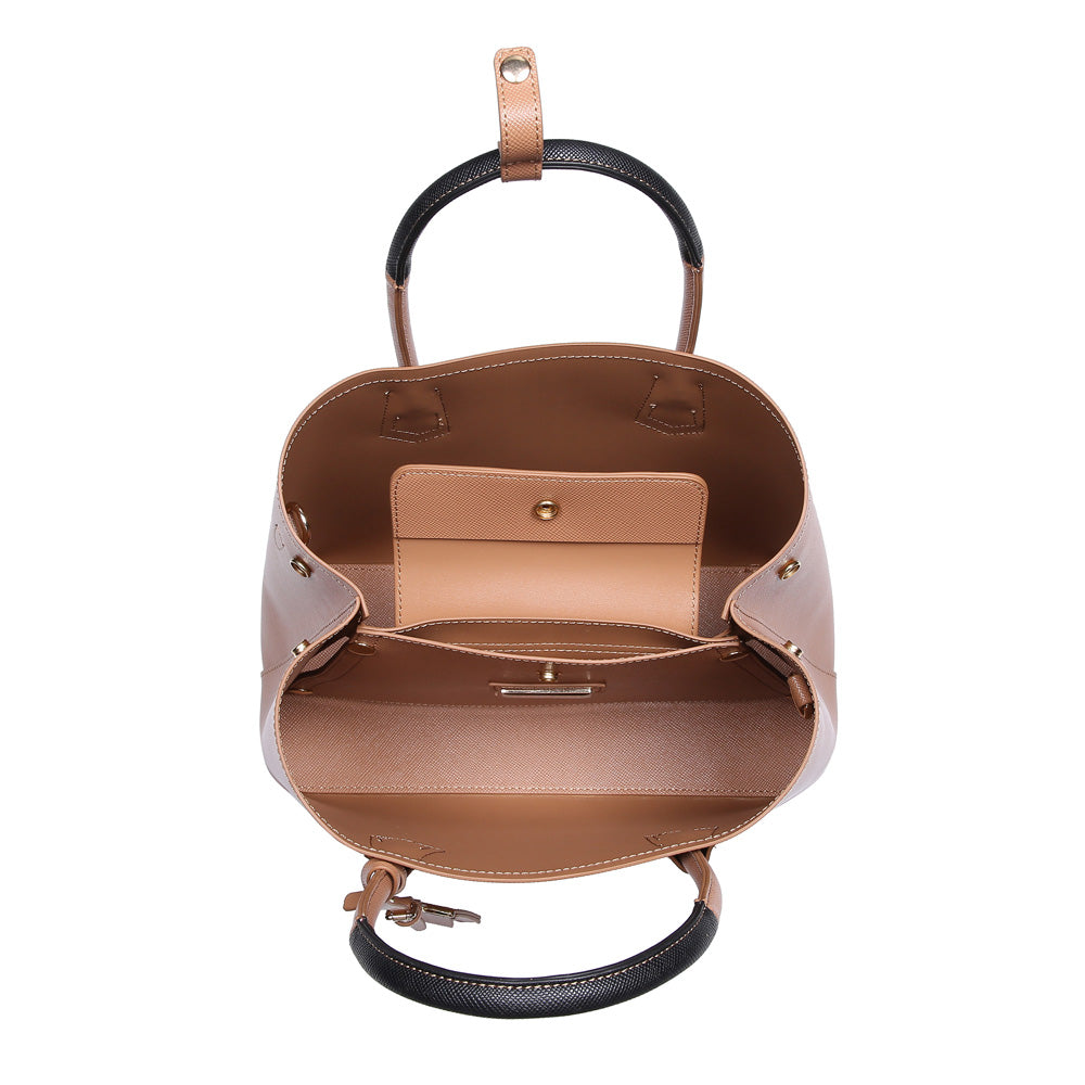 Product Image of Urban Expressions Collette Satchel NA-840611160539 View 4 | Tan