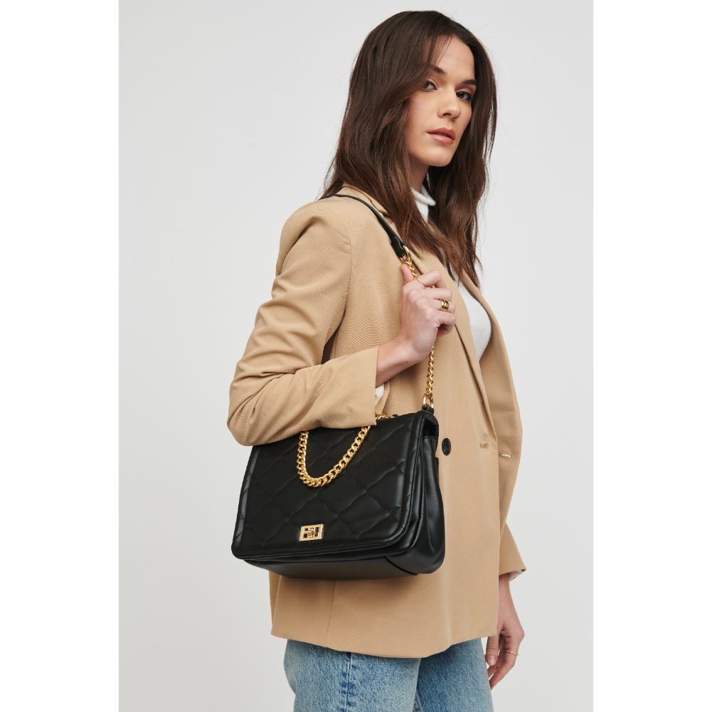 Woman wearing Black Urban Expressions Hermine Crossbody 818209015370 View 1 | Black