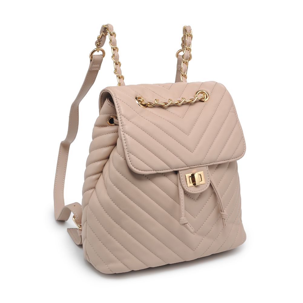 Woman wearing Nude Urban Expressions Yessenia Backpack 818209013710 View 6 | Nude