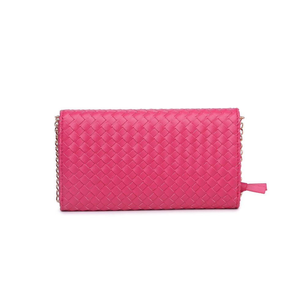 Woman wearing Bubblegum Urban Expressions Wallis Crossbody 840611107510 View 7 | Bubblegum