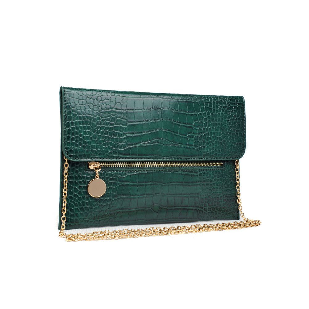 Product Image of Urban Expressions Evette Clutch 840611165534 View 2 | Emerald