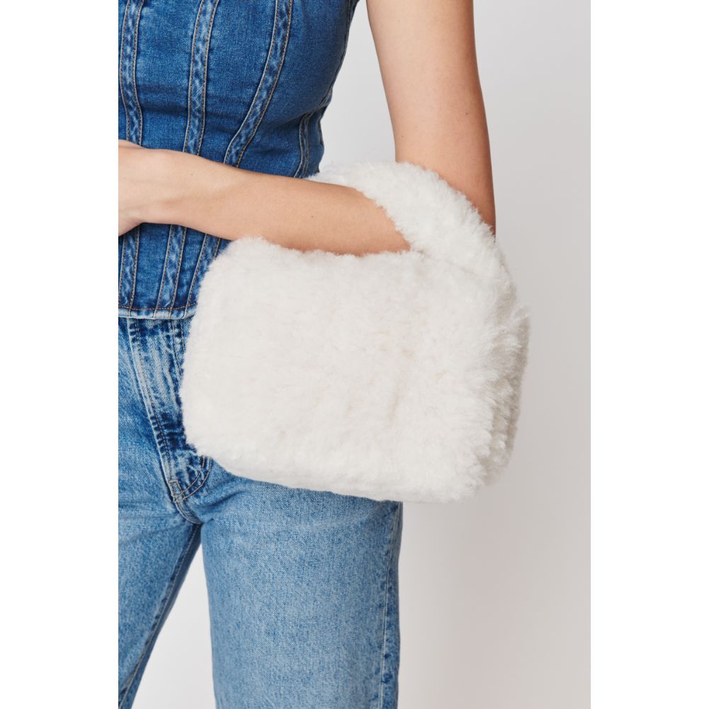 Woman wearing Off White Urban Expressions Nicolette Crossbody 840611103758 View 1 | Off White