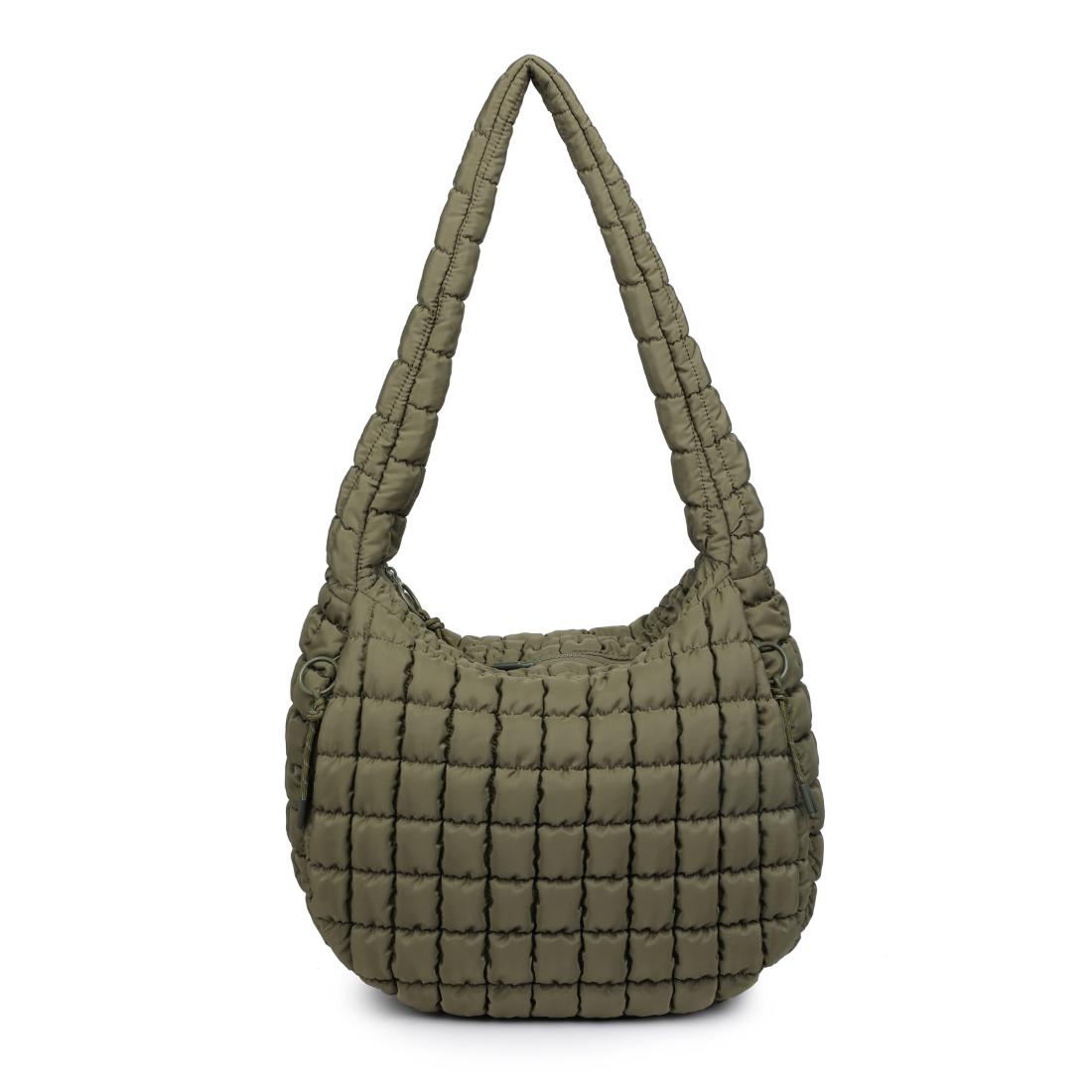 Product Image of Urban Expressions Tamsin - Quilted Puffer Hobo 840504200502 View 1 | Olive