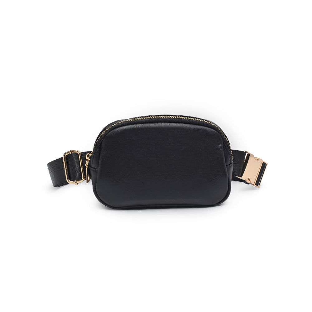 Woman wearing Black Urban Expressions Santi Belt Bag 840611190413 View 5 | Black