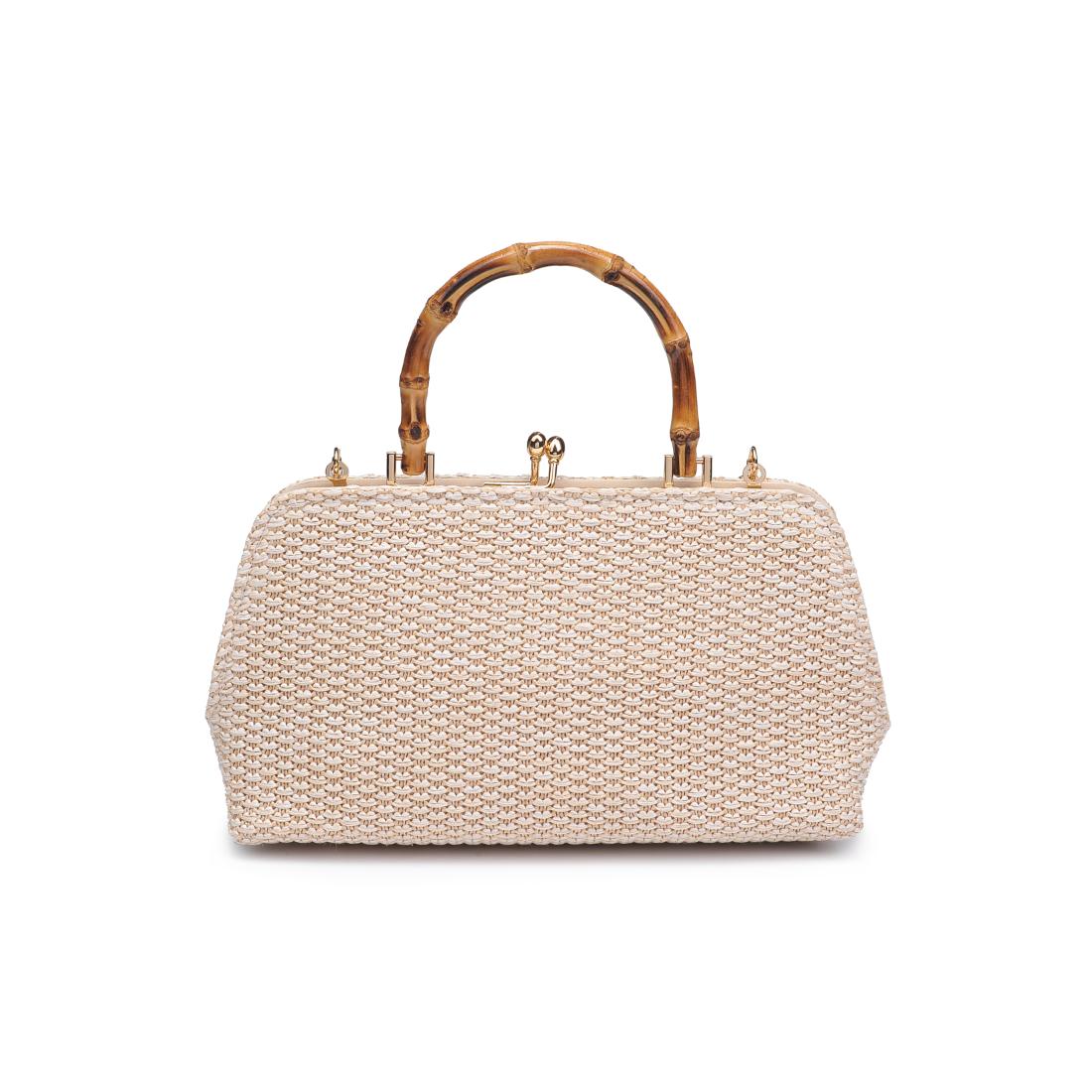 Product Image of Urban Expressions Lucy - Straw Crossbody 840611154385 View 7 | Ivory
