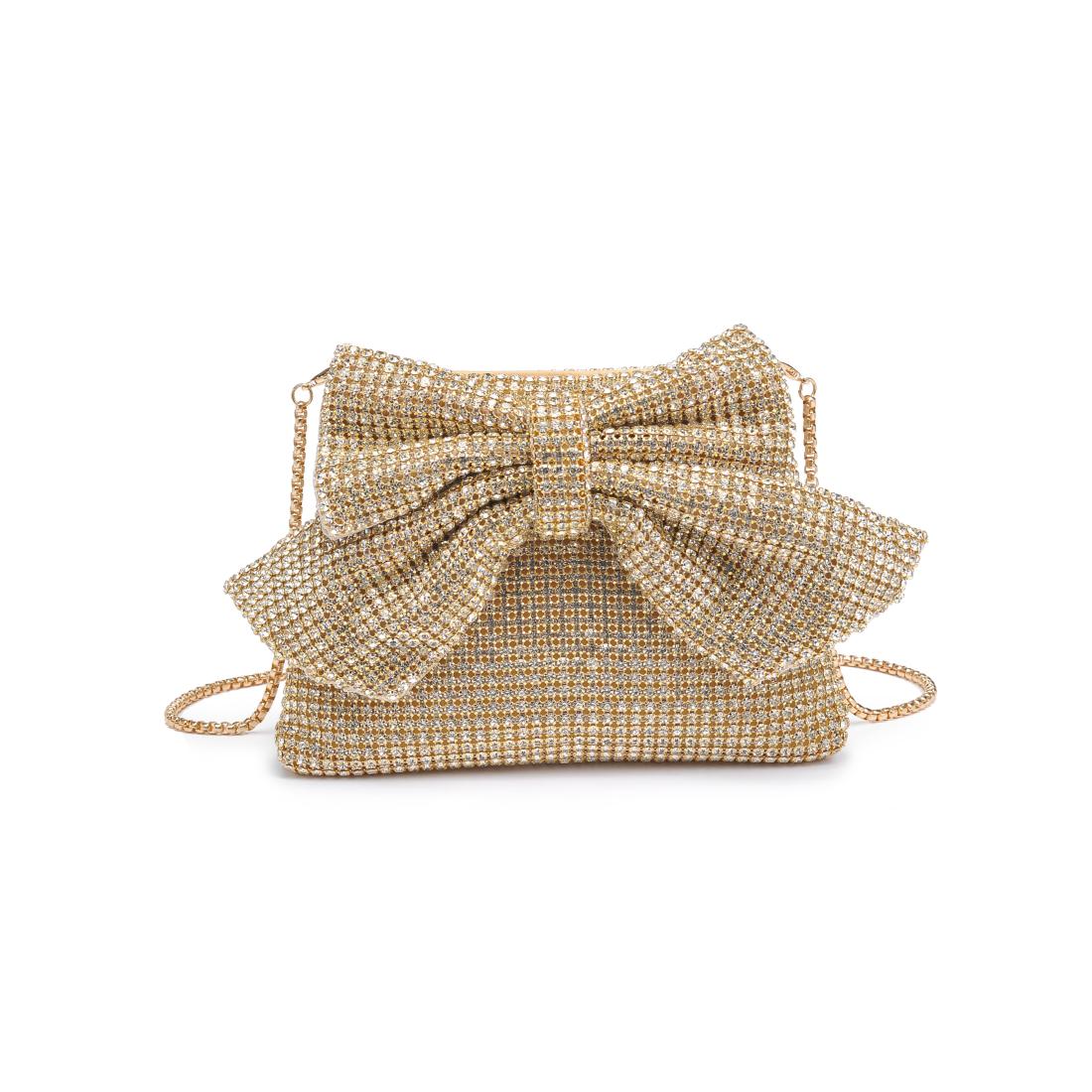 Product Image of Urban Expressions Gretchen Evening Bag 840611156372 View 5 | Gold