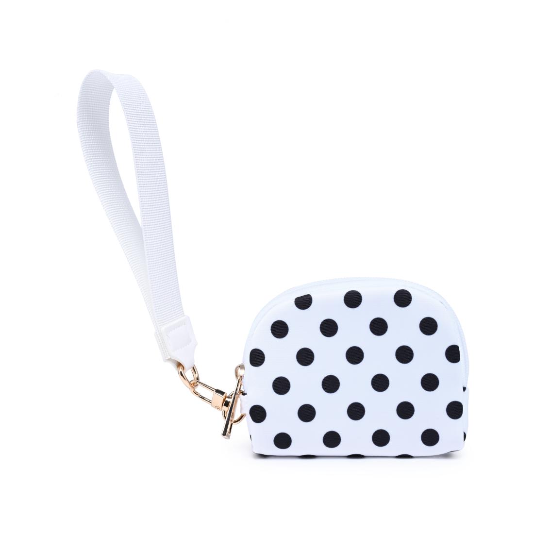 Urban Expressions Link & Carry - Polka Dot Wristlet 840504202735 View 6 | White