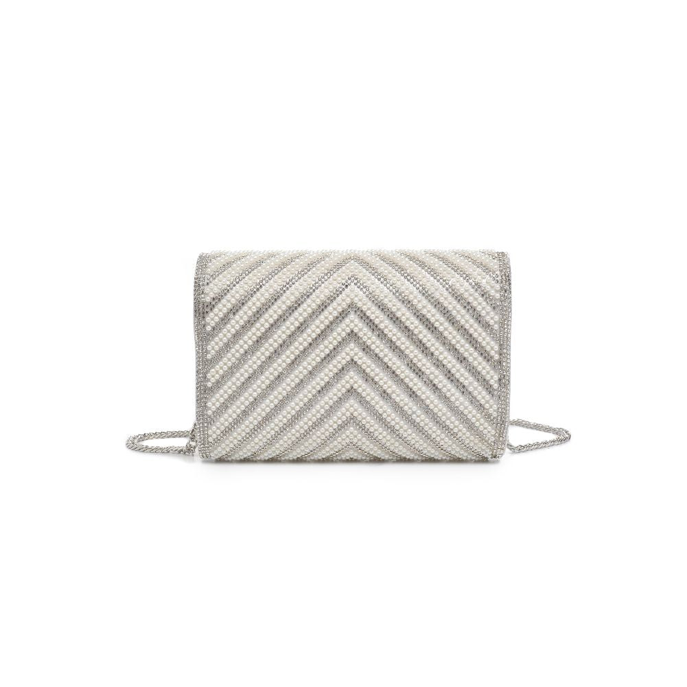 Product Image of Urban Expressions Kathryn Evening Bag 818209019217 View 7 | Silver