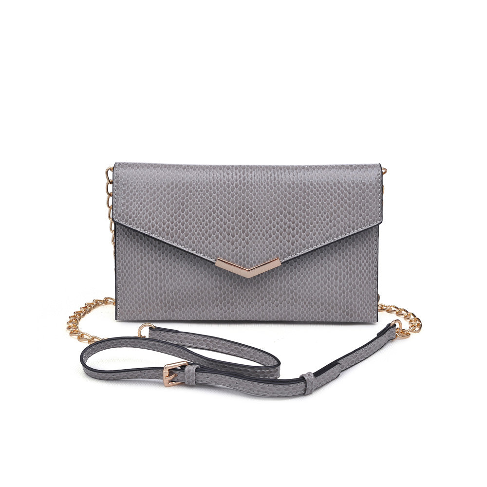 Product Image of Urban Expressions Harlow Snake Crossbody NA-840611159731 View 1 | Grey