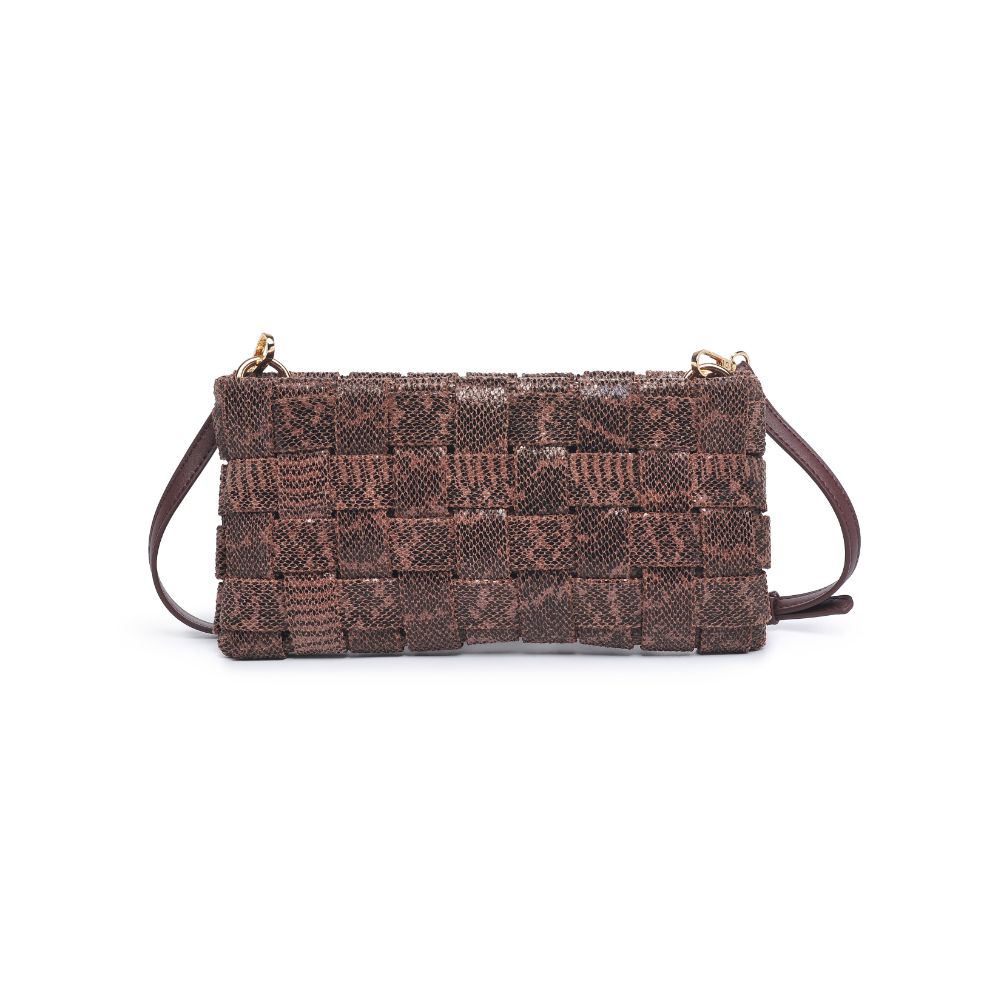 Product Image of Urban Expressions Malika Clutch 818209010443 View 7 | Chocolate