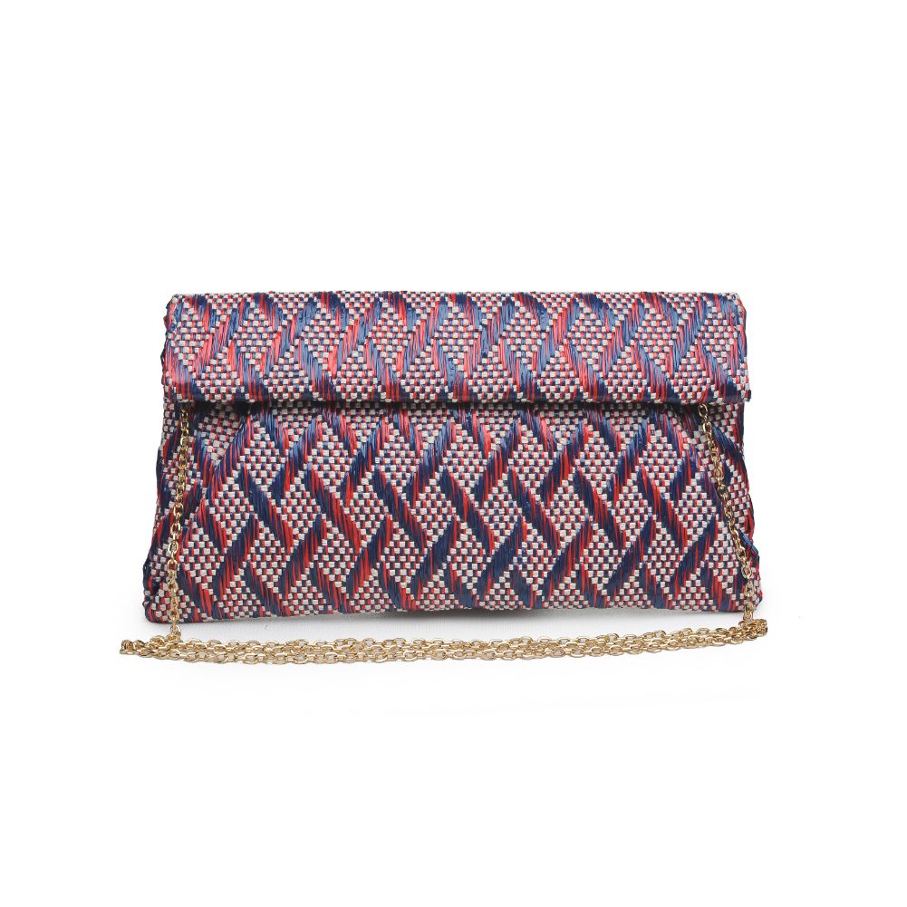 Product Image of Urban Expressions Emilia Clutch 840611172228 View 1 | Red Blue