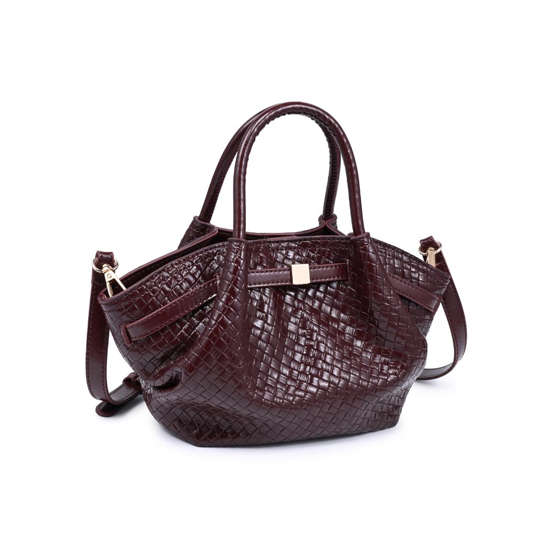 Urban Expressions Selena - Embossed Woven Crossbody 840504212147 View 6 | Burgundy