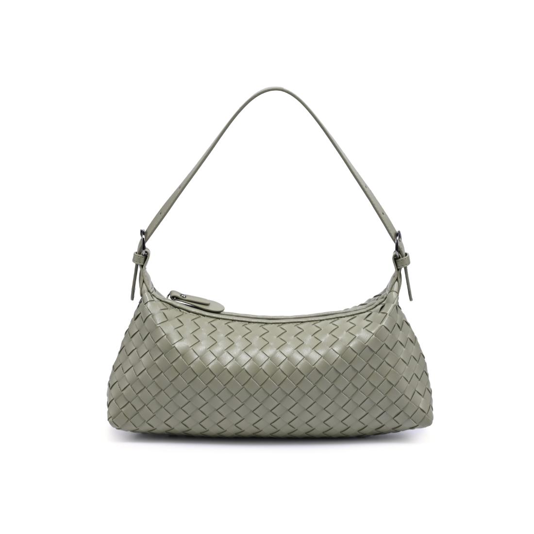 Woman wearing Sage Urban Expressions Audrey Shoulder Bag 840504204074 View 5 | Sage