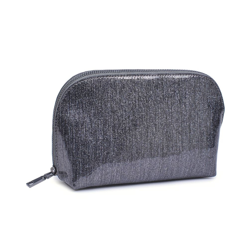Product Image of Urban Expressions Madonna Cosmetic Pouch NA-840611137067 View 2 | Pewter