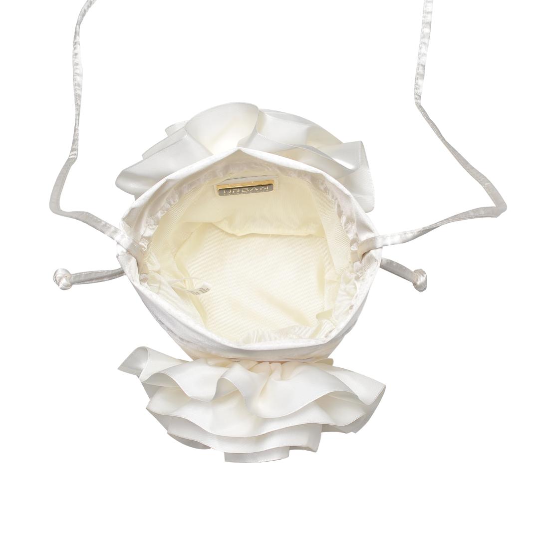 Product Image of Urban Expressions Fleur Luxe Evening Bag 840611149800 View 8 | Ivory