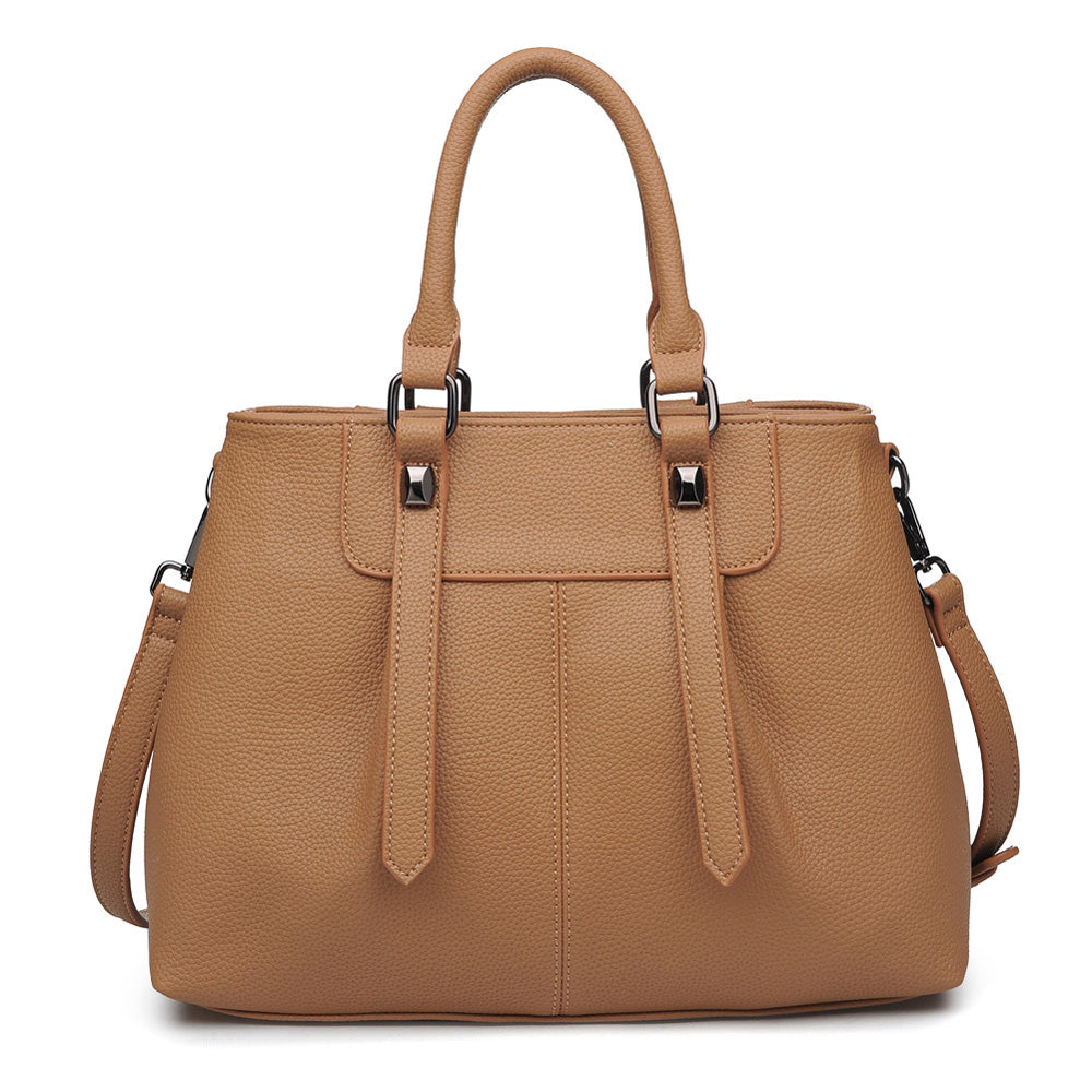 Product Image of Urban Expressions Austin Satchel NA-840611150554 View 1 | Camel