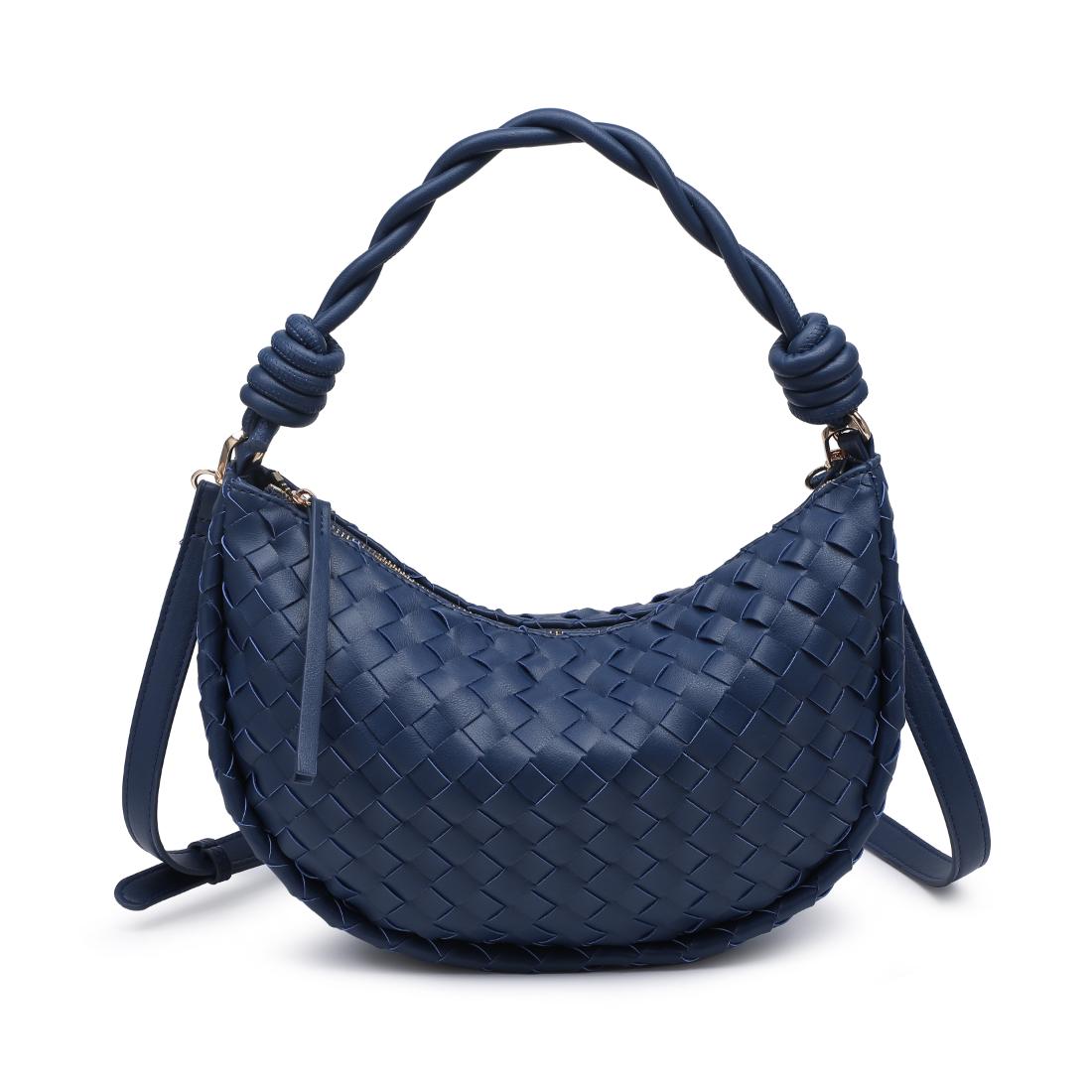 Woman wearing Navy Urban Expressions Violet Hobo 840504206610 View 5 | Navy