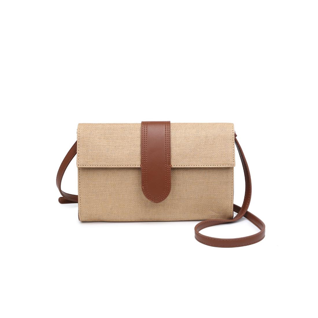 Product Image of Urban Expressions Sia Crossbody 840611151773 View 5 | Natural Tan