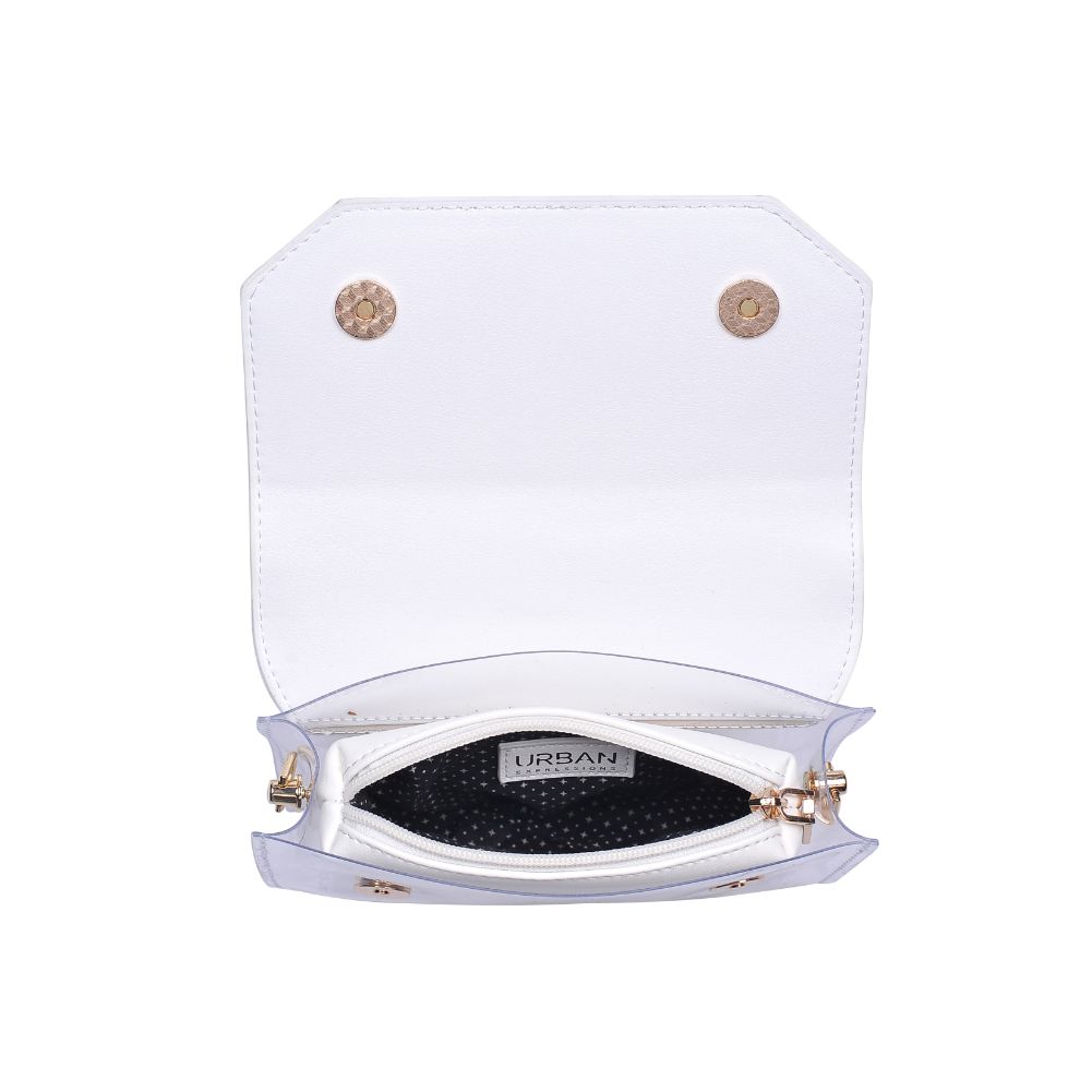 Product Image of Urban Expressions Tailgate Clutch 840611159977 View 4 | White