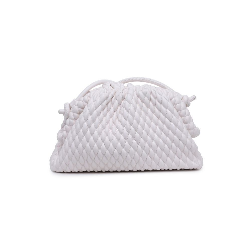 Woman wearing Oatmilk Urban Expressions Elise Crossbody 840611118363 View 7 | Oatmilk