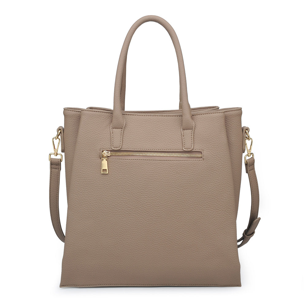 Product Image of Urban Expressions Dante Tote NA-840611150653 View 3 | Taupe