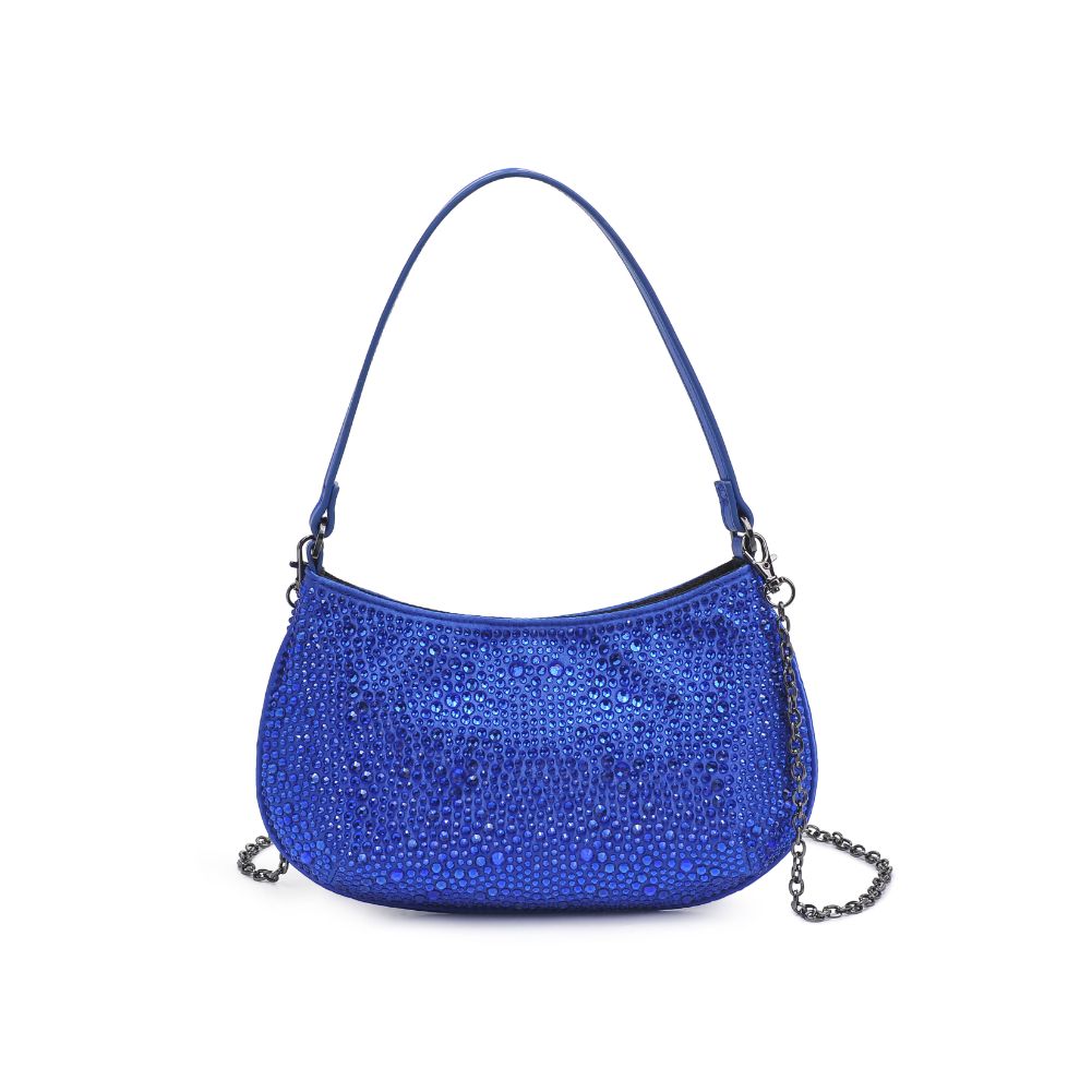 Woman wearing Blue Urban Expressions Simone Evening Bag 840611113887 View 7 | Blue