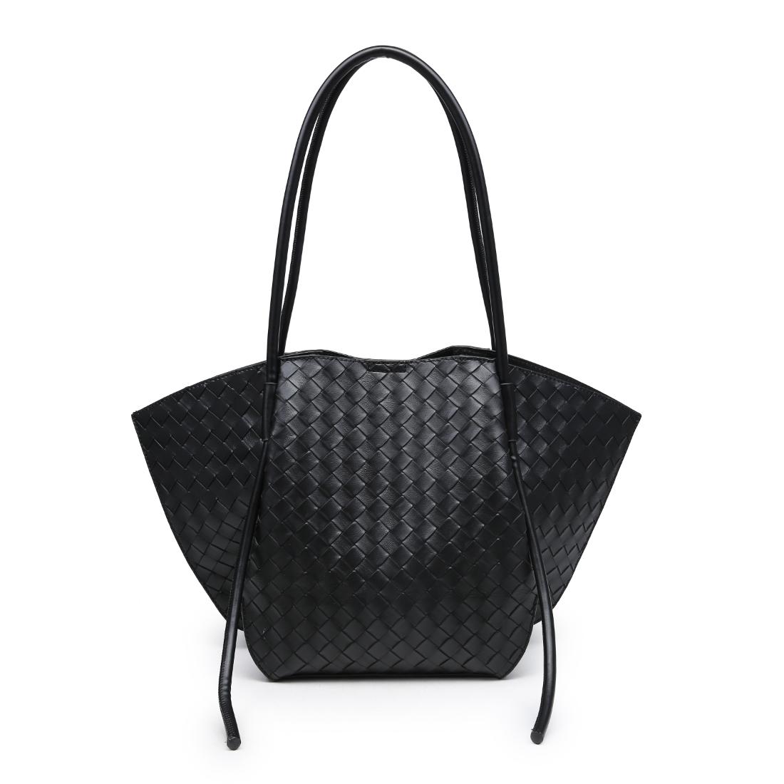 Urban Expressions Caspien - Woven Tote 840504213250 View 5 | Black