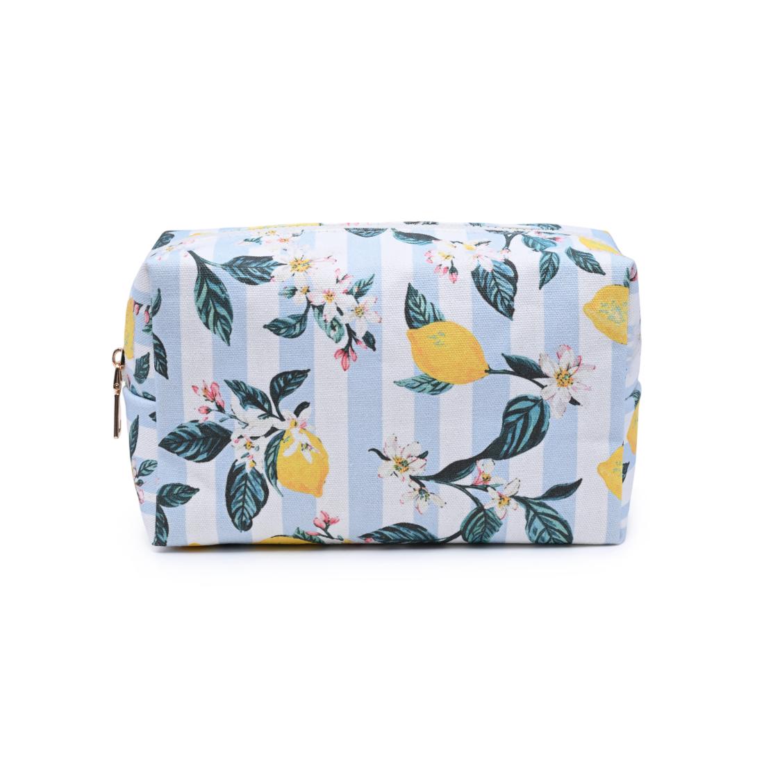Urban Essentials Sorrentina Cosmetic & Travel Organizer Pouch 840504217739 View 1 | Lemon