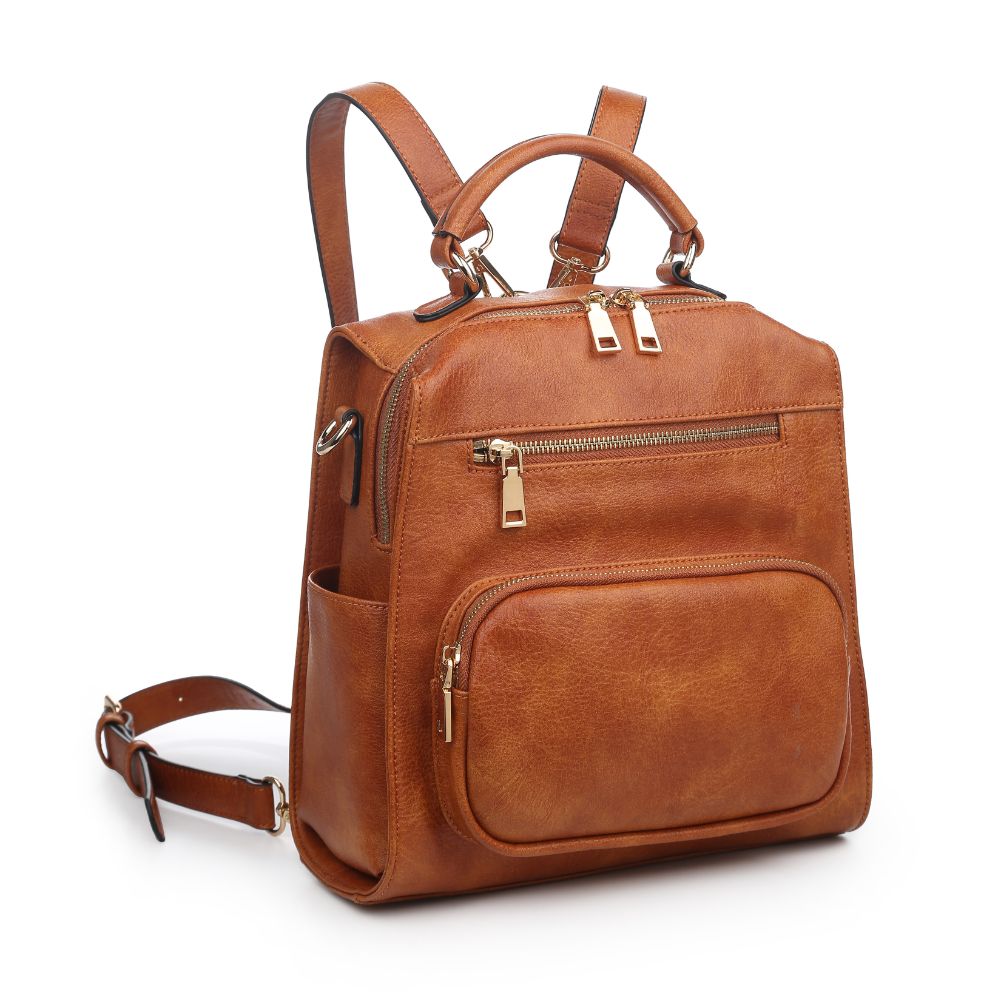 Product Image of Urban Expressions Miles Backpack NA-840611166739 View 2 | Tan