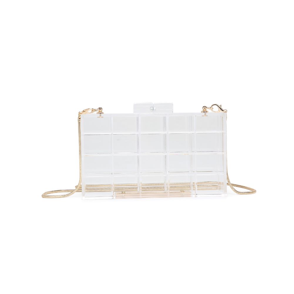 Product Image of Urban Expressions Nisha Evening Bag 840611184436 View 7 | Clear