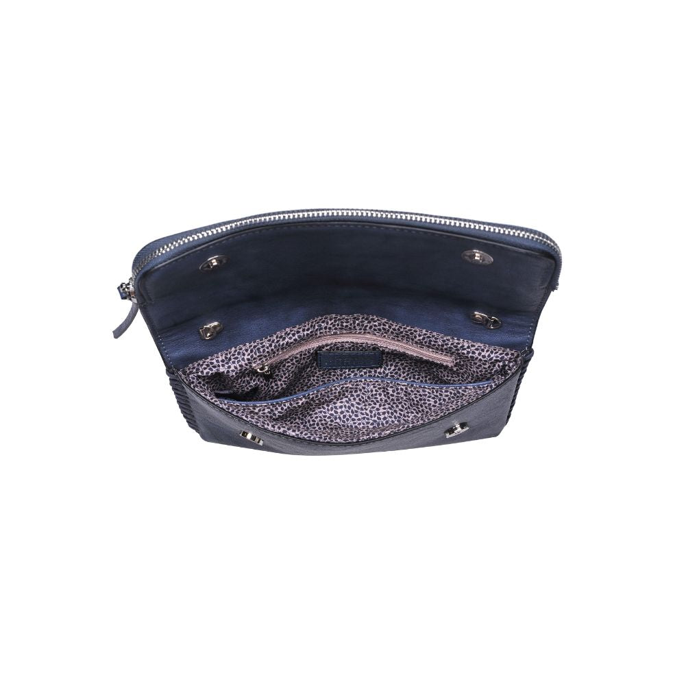 Woman wearing Navy Urban Expressions Elizabeth Crossbody 840611149169 View 9 | Navy